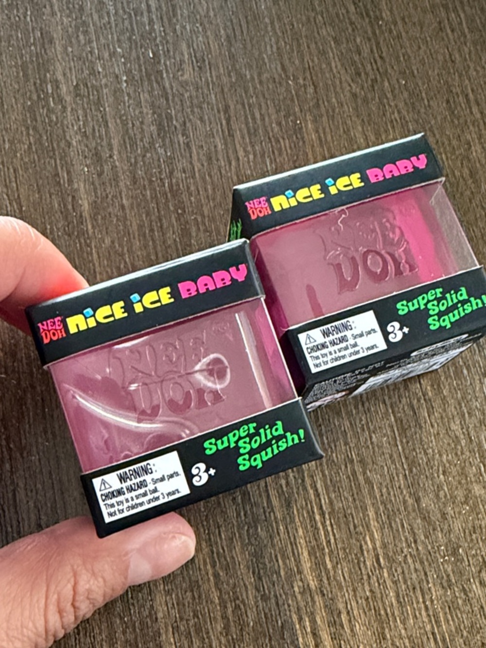 NeeDoh Nice Ice Baby Cube - Available in Pink - ONE